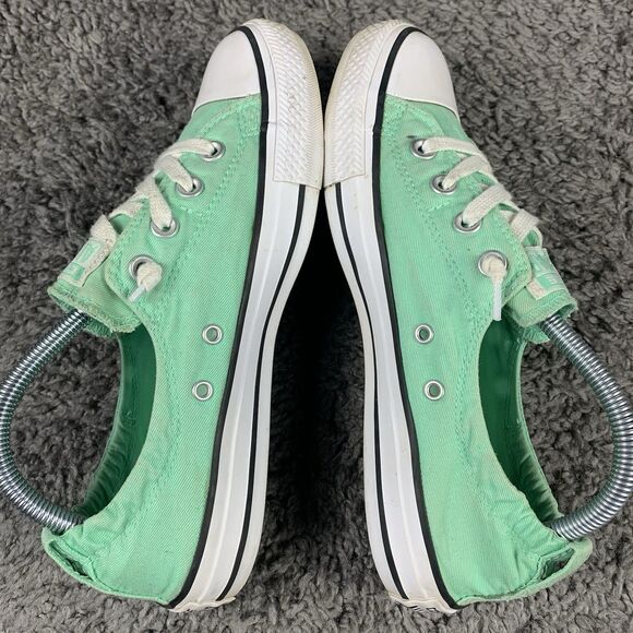 Converse Shoreline Canvas Shoes Women’s Size 9 Green White 556690F Sneakers - Picture 4 of 8